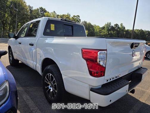 Glacier White 2024 Nissan Titan SV