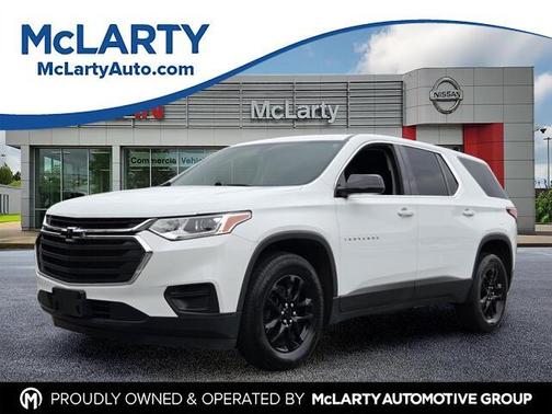 Summit White 2020 Chevrolet Traverse LS