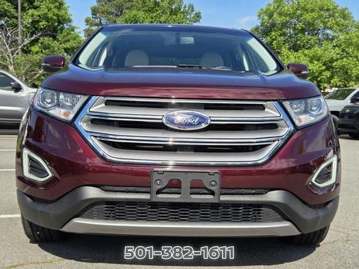 Burgundy 2017 Ford Edge Titanium
