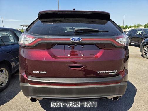 Burgundy 2017 Ford Edge Titanium