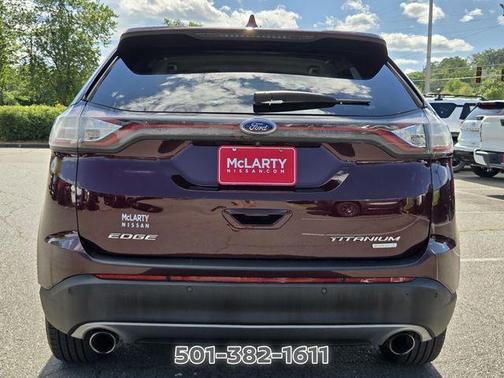 Burgundy 2017 Ford Edge Titanium