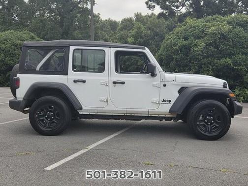 Bright White Clearcoat 2023 Jeep Wrangler Sport