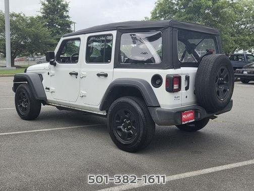 Bright White Clearcoat 2023 Jeep Wrangler Sport