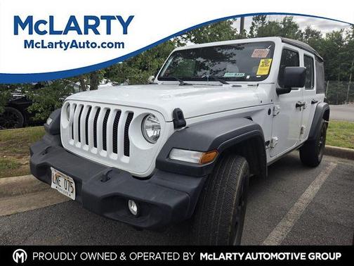 Bright White Clearcoat 2023 Jeep Wrangler Sport