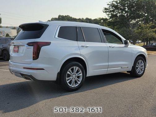 Crystal White 2023 Cadillac XT6 Luxury FWD