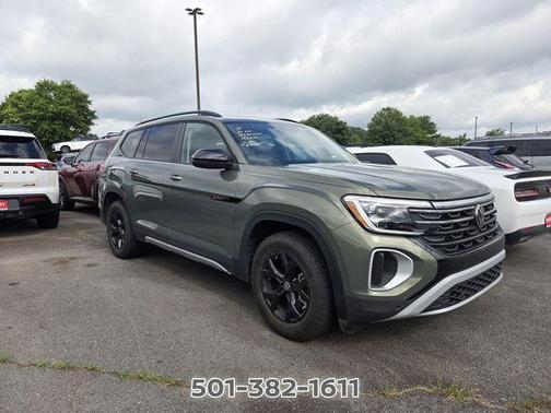 Avocado Green 2024 Volkswagen Atlas 2.0T Peak Edition SE w/Technology