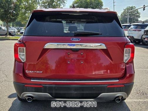 Red Metallic 2021 Ford Explorer Limited