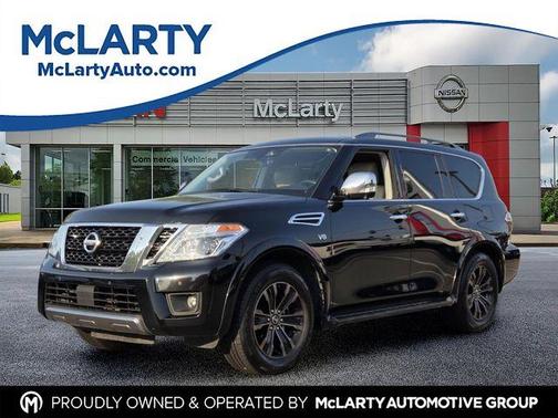 Black 2019 Nissan Armada Platinum