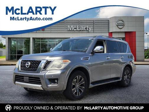 Gun Metallic 2018 Nissan Armada Platinum