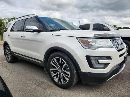 White Platinum Clearcoat 2016 Ford Explorer Platinum