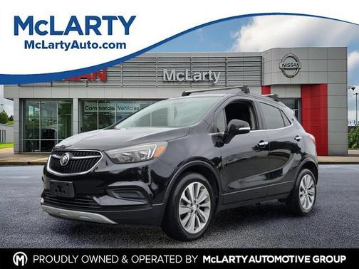 Ebony Twilight Metallic 2018 Buick Encore Preferred