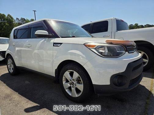 Clear White 2017 Kia Soul Base