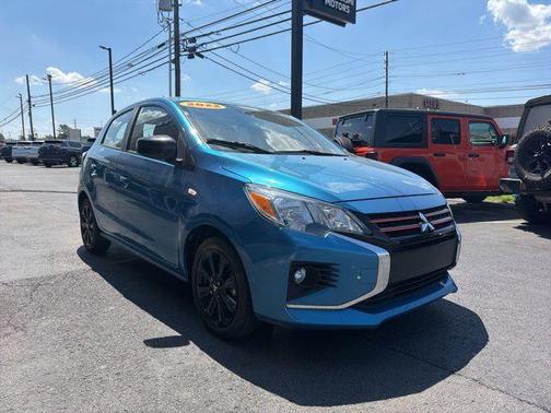 Sapphire Blue Metallic 2022 Mitsubishi Mirage Black Edition