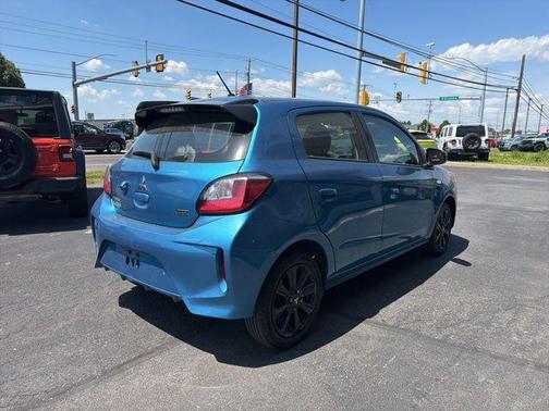 Sapphire Blue Metallic 2022 Mitsubishi Mirage Black Edition