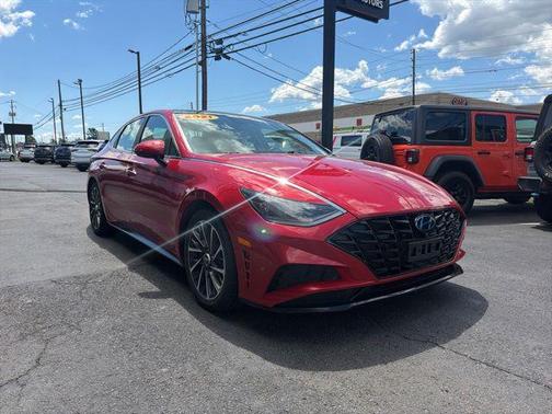 Calypso Red 2021 Hyundai SONATA Limited