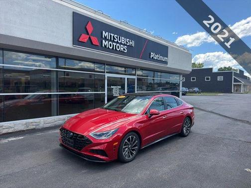Calypso Red 2021 Hyundai SONATA Limited