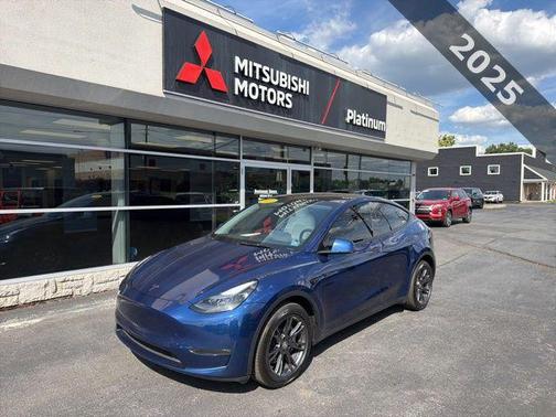 Deep Blue Metallic 2025 Tesla Model Y Long Range Dual Motor All-Wheel Drive