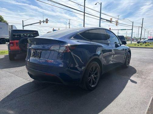 Deep Blue Metallic 2025 Tesla Model Y Long Range Dual Motor All-Wheel Drive