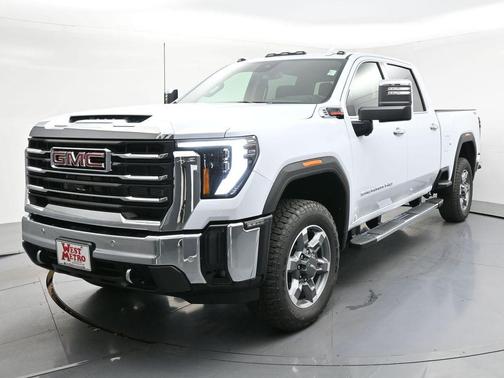Glacier White Tricoat 2026 GMC Sierra 3500 SLT