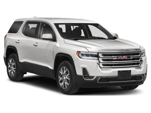 Satin Steel Metallic 2021 GMC Acadia AWD SLE