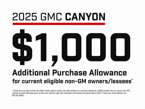 2025 GMC Canyon Elevation