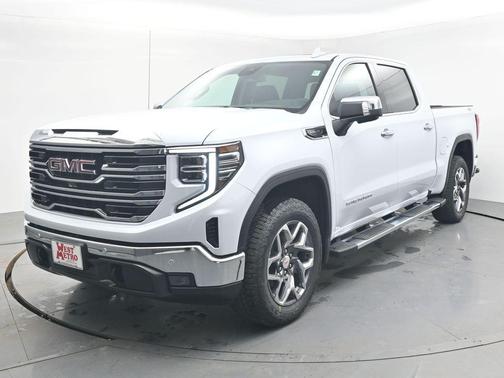 Glacier White Tricoat 2026 GMC Sierra 1500 SLT