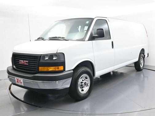 Summit White 2026 GMC Savana 3500 3500 Extended Wheelbase, Work Van, RWD