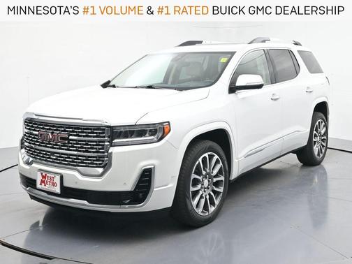 White Frost Tricoat 2021 GMC Acadia Denali