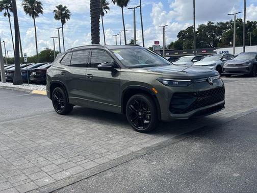 Avocado Green w/Deep Black Roof 2026 Volkswagen Tiguan 2.0T SE R-Line Black 4MOTION