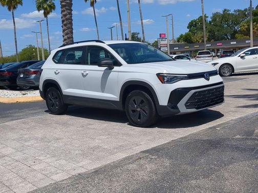 Pure White 2025 Volkswagen Taos 1.5T S