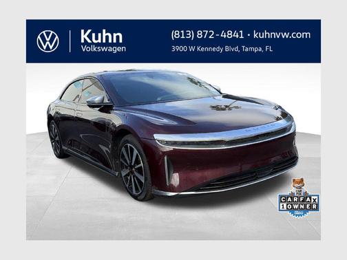 Burgundy 2025 Lucid Air Grand Touring