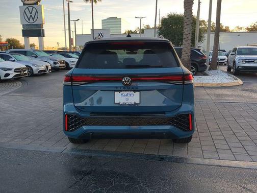 Monterey Blue with Deep Black Roof 2026 Volkswagen Tiguan 2.0T SE R-Line Black
