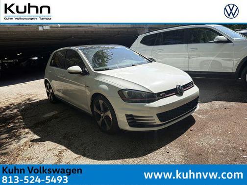 Pure White 2017 Volkswagen Golf GTI 2.0T SE 4-Door