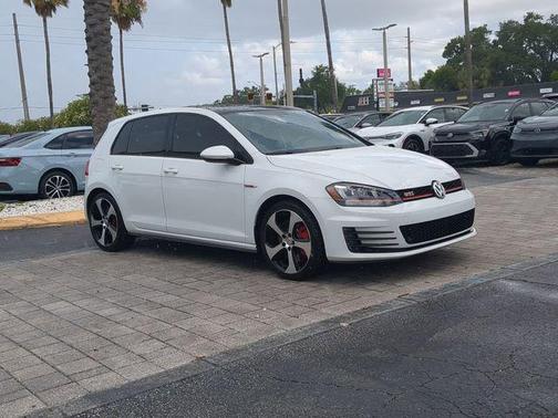 Pure White 2017 Volkswagen Golf GTI 2.0T S 4-Door
