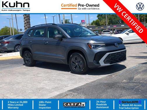 Platinum Gray Metallic 2025 Volkswagen Taos 1.5T S