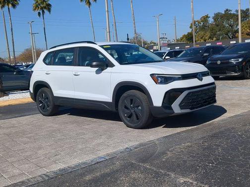 Pure White 2026 Volkswagen Taos S
