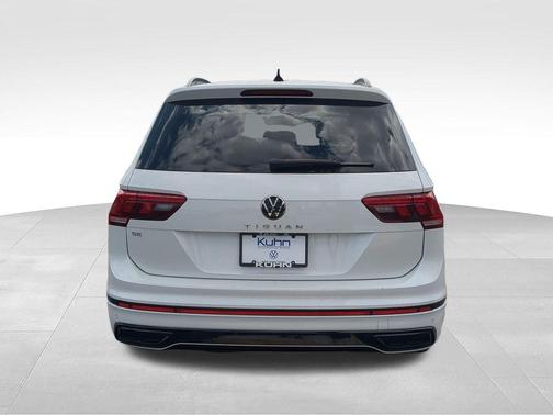 Opal White Pearl 2023 Volkswagen Tiguan 2.0T SE R-Line Black