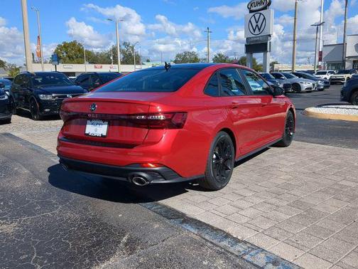 Kings Red Metallic w/Deep Black Roof 2026 Volkswagen Jetta GLI 2.0T Autobahn