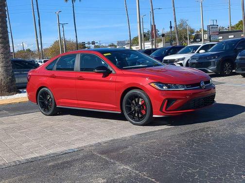 Kings Red Metallic w/Deep Black Roof 2026 Volkswagen Jetta GLI 2.0T Autobahn