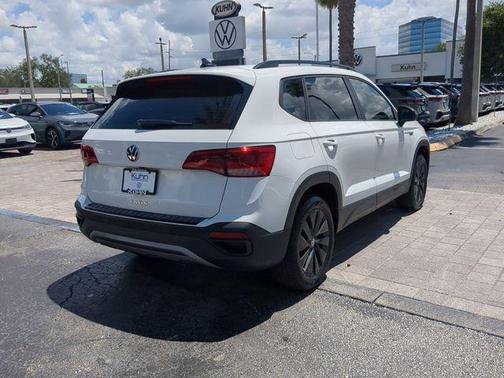 Pure White 2024 Volkswagen Taos 1.5T S