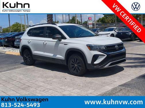 Pure White 2024 Volkswagen Taos 1.5T S