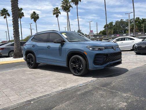 monterey blue pearl 2026 Volkswagen Tiguan 2.0T SE R-Line Black