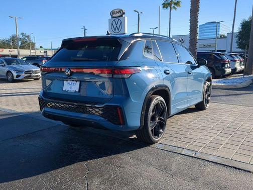 Monterey Blue with Deep Black Roof 2026 Volkswagen Tiguan 2.0T SE R-Line Black
