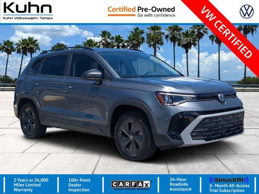 Platinum Gray Metallic 2025 Volkswagen Taos 1.5T S