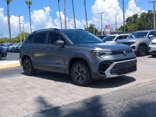 Platinum Gray Metallic 2025 Volkswagen Taos 1.5T S