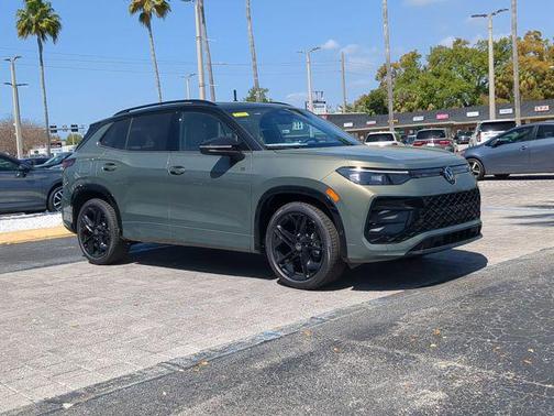 Avocado Green w/Deep Black Roof 2026 Volkswagen Tiguan 2.0T SE R-Line Black