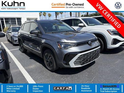 Platinum Gray Metallic 2025 Volkswagen Taos 1.5T S