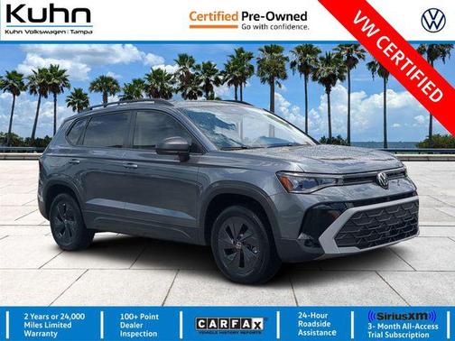 Platinum Gray Metallic 2025 Volkswagen Taos 1.5T S