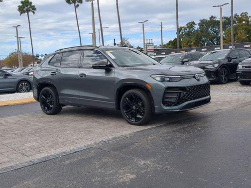 platinum gray metallic 2026 Volkswagen Tiguan 2.0T SE R-Line Black