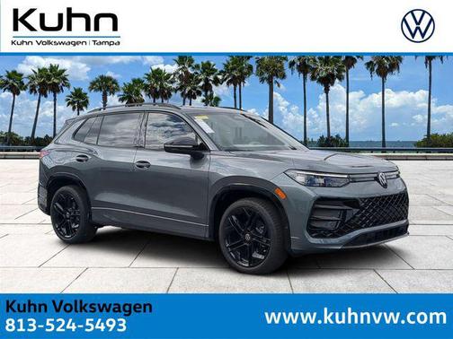 platinum gray metallic 2026 Volkswagen Tiguan 2.0T SE R-Line Black